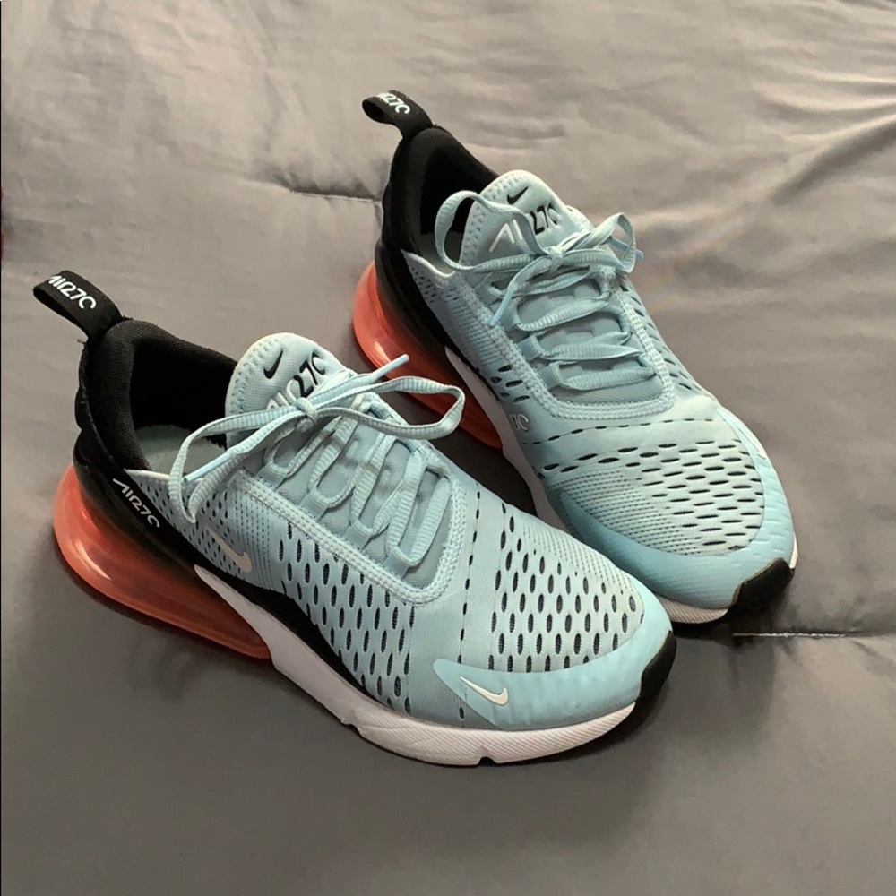 Nike Air Max 270 Ocean Bliss Hot Punch Shoe 6.5